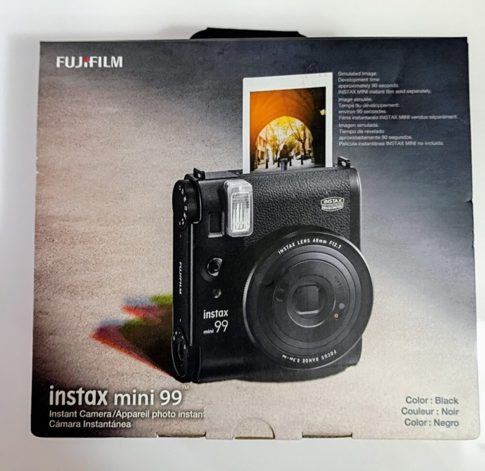 Fujifilm Instax Mini 99 Instant Film Camera - Black (Brand New / Factory Sealed)